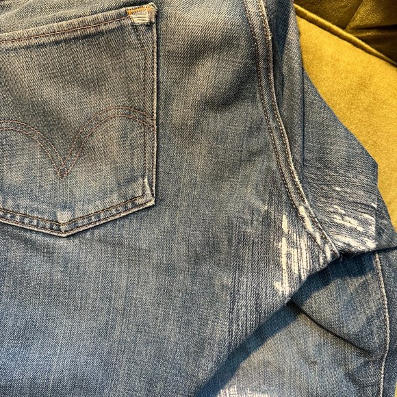 LEVI'S 511 | Distressed Lived-In Vintage Wash Denim Jeans *Rare* - Picture 10 of 11
